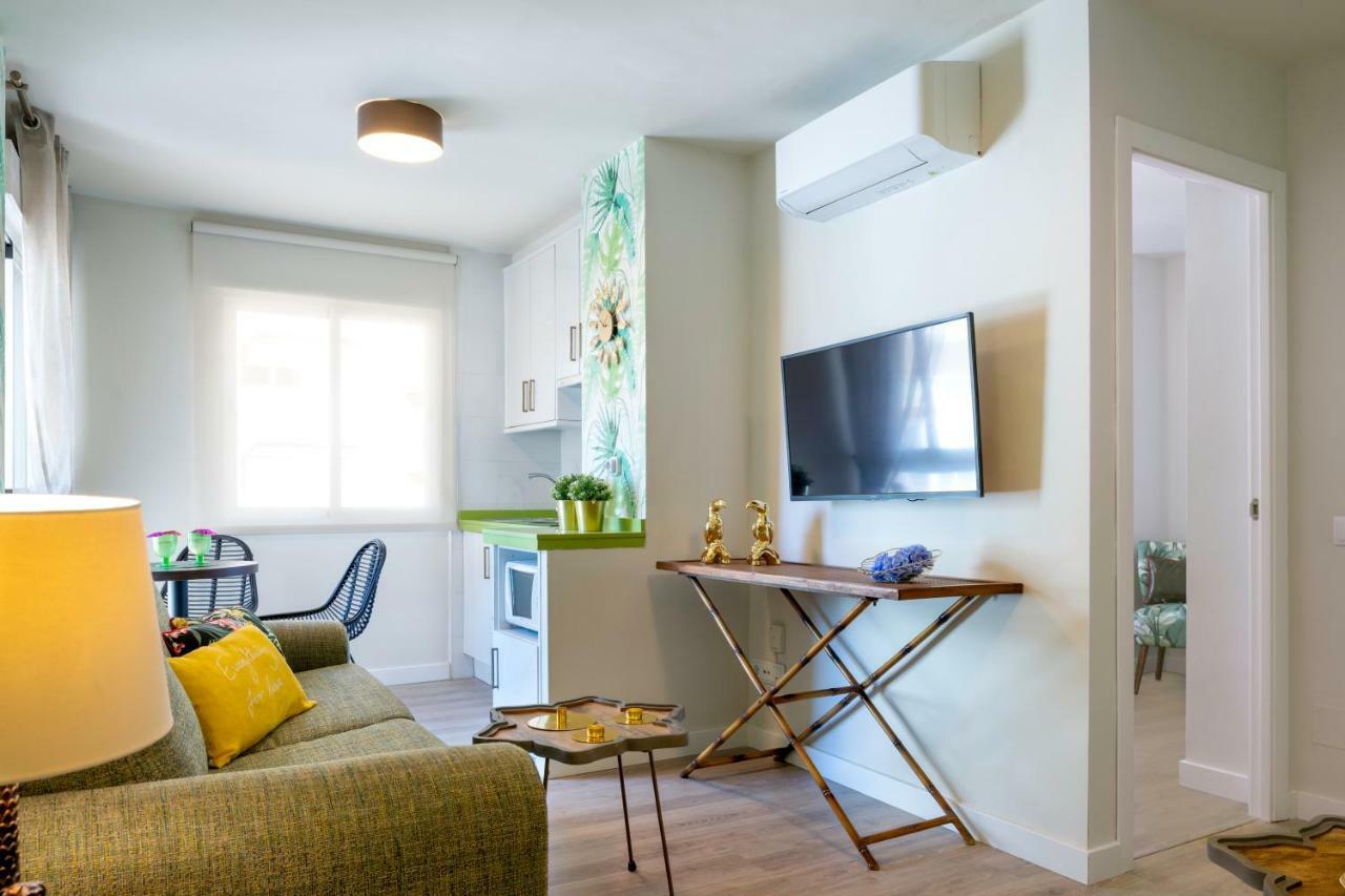 Malagueta Malibu Appartement Málaga Buitenkant foto