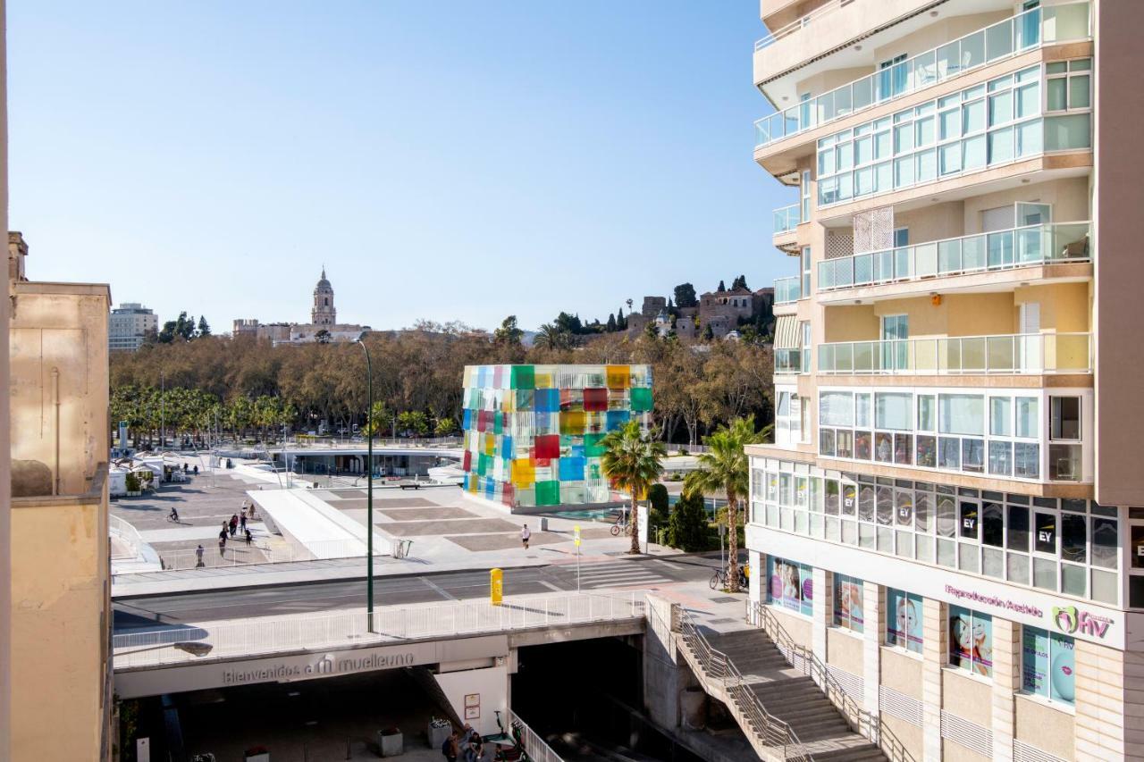 Malagueta Malibu Appartement Málaga Buitenkant foto